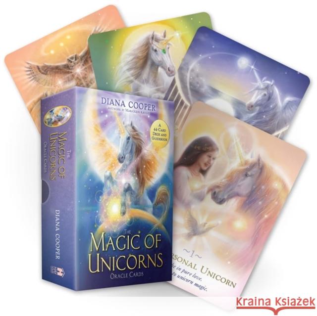 The Magic of Unicorns Oracle Cards: A 44-Card Deck and Guidebook Diana Cooper Marjolein Kruijt 9781788174510