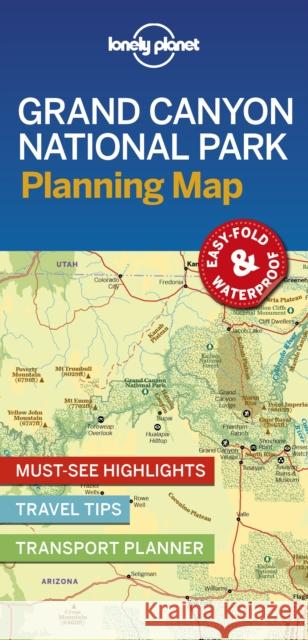 Lonely Planet Grand Canyon National Park Planning Map Lonely Planet 9781788685948 Lonely Planet Global Limited