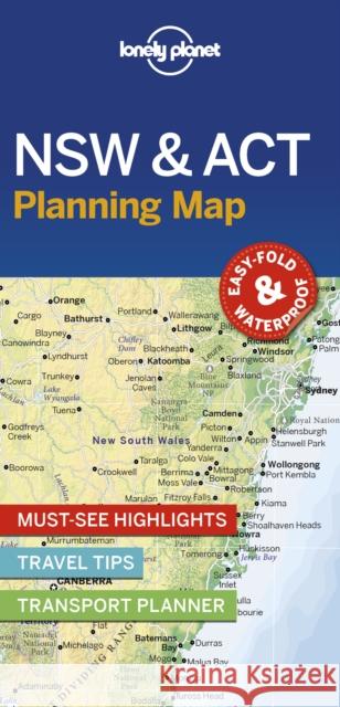 Lonely Planet New South Wales & ACT Planning Map Lonely Planet 9781788686013 Lonely Planet