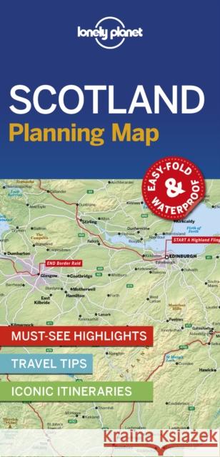 Lonely Planet Scotland Planning Map Lonely Planet 9781788686051 Lonely Planet Global Limited