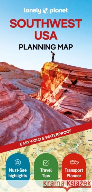 Lonely Planet Southwest USA Planning Map Amy C Balfour 9781788686099 Lonely Planet