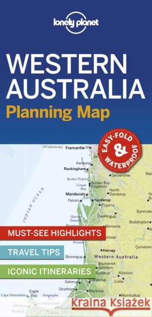 Lonely Planet Western Australia Planning Map Lonely Planet 9781788686136 Lonely Planet