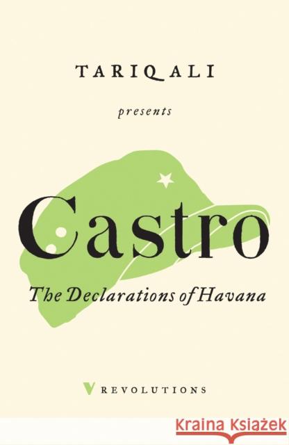 The Declarations of Havana Fidel Castro 9781788731386 Verso