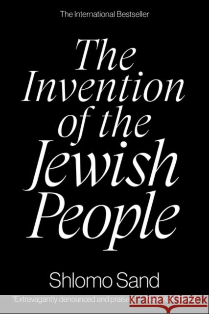 The Invention of the Jewish People Shlomo Sand 9781788736619 Verso Books