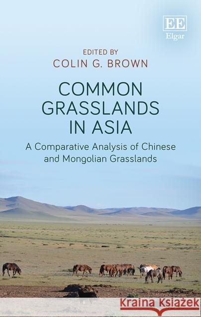 Common Grasslands in Asia: A Comparative Analysis of Chinese and Mongolian Grasslands Colin G. Brown   9781788974042 Edward Elgar Publishing Ltd