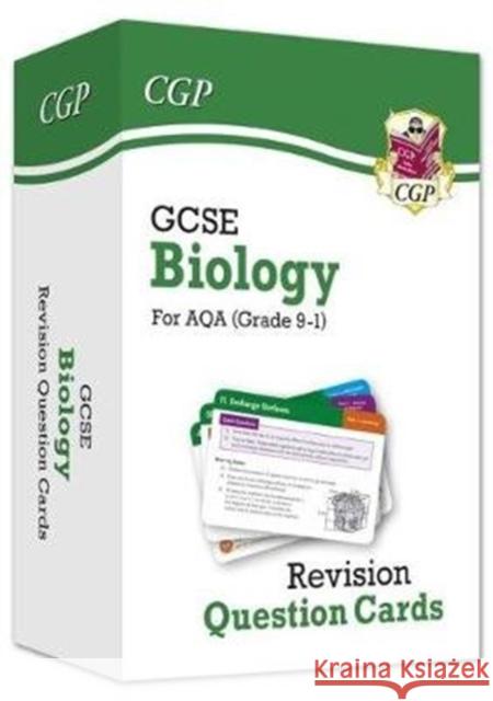 GCSE Biology AQA Revision Question Cards CGP Books 9781789080520 Coordination Group Publications Ltd (CGP)