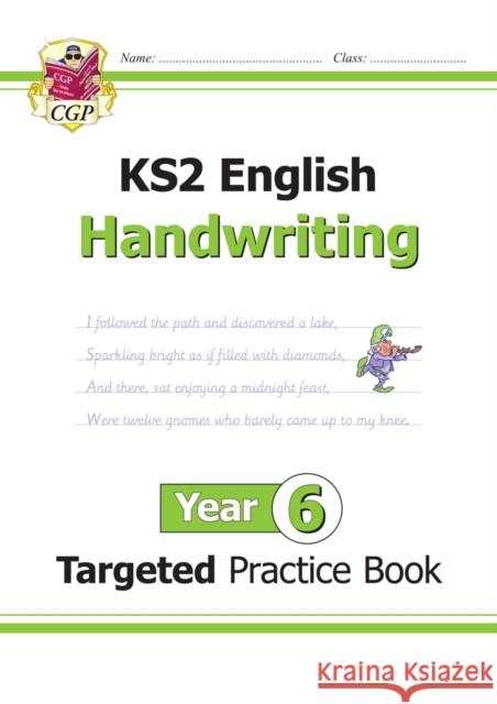 KS2 English Year 6 Handwriting Targeted Practice Book CGP Books 9781789080667 Coordination Group Publications Ltd (CGP)