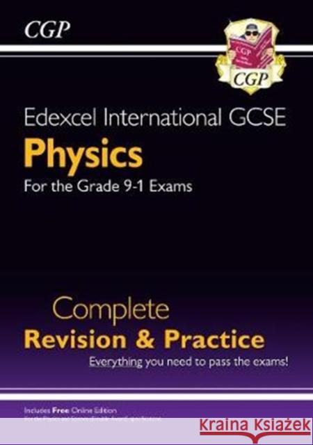 New Edexcel International GCSE Physics Complete Revision & Practice: Incl. Online Videos & Quizzes  9781789080841 Coordination Group Publications Ltd (CGP)