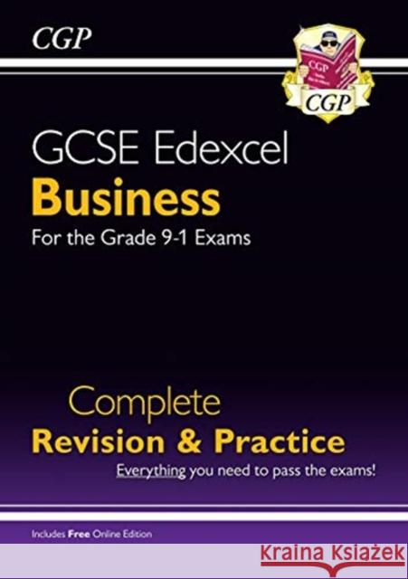 New GCSE Business Edexcel Complete Revision & Practice (with Online Edition, Videos & Quizzes) CGP Books 9781789080896 Coordination Group Publications Ltd (CGP)