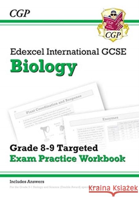 Edexcel International GCSE Biology Grade 8-9 Exam Practice Workbook (with Answers) CGP Books 9781789082364 Coordination Group Publications Ltd (CGP)