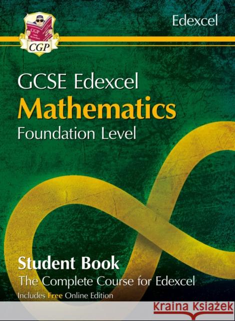 New GCSE Maths Edexcel Student Book - Foundation (with fully worked answers and Online Edition) CGP Books 9781789083088 Coordination Group Publications Ltd (CGP)