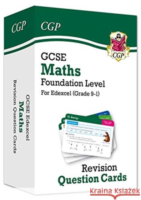 GCSE Maths Edexcel Revision Question Cards - Foundation CGP Books 9781789083378 Coordination Group Publications Ltd (CGP)