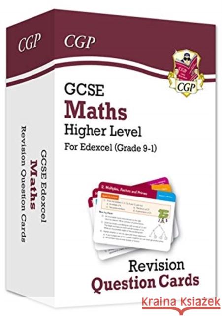 GCSE Maths Edexcel Revision Question Cards - Higher CGP Books 9781789083385 Coordination Group Publications Ltd (CGP)