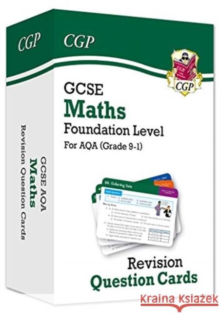 GCSE Maths AQA Revision Question Cards - Foundation CGP Books 9781789083392 Coordination Group Publications Ltd (CGP)