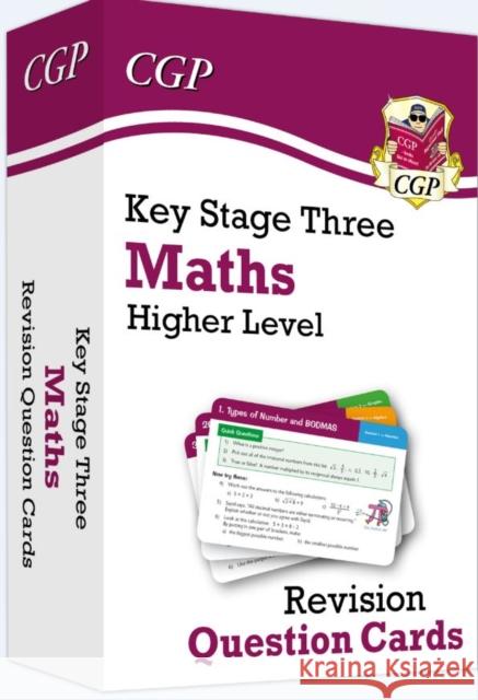 KS3 Maths Revision Question Cards - Higher CGP Books CGP Books  9781789084122 Coordination Group Publications Ltd (CGP)