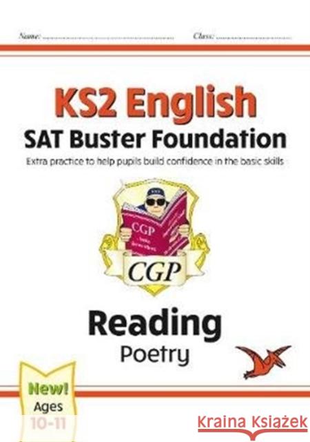 KS2 English Reading SAT Buster Foundation: Poetry (for the 2025 tests) CGP Books 9781789084245 Coordination Group Publications Ltd (CGP)