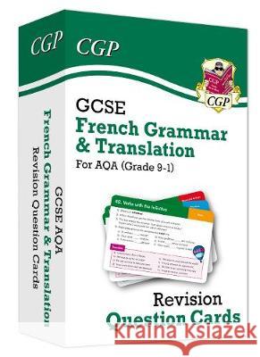 GCSE AQA French: Grammar & Translation Revision Question Cards CGP Books CGP Books  9781789084597 