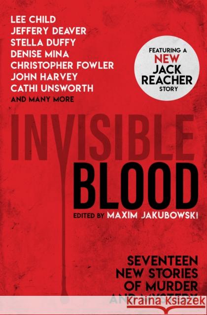 Invisible Blood Maxim Jakubowski 9781789091328