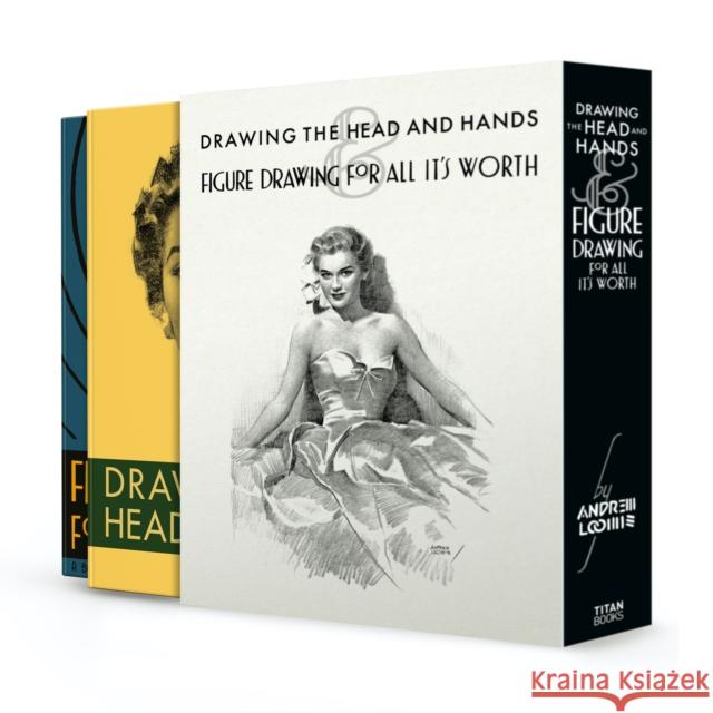 Drawing the Head and Hands & Figure Drawing (Box Set) Andrew Loomis 9781789095340 Titan Books Ltd
