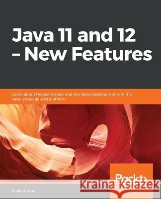 Java 11 and 12 - New Features Mala Gupta 9781789133271 Packt Publishing