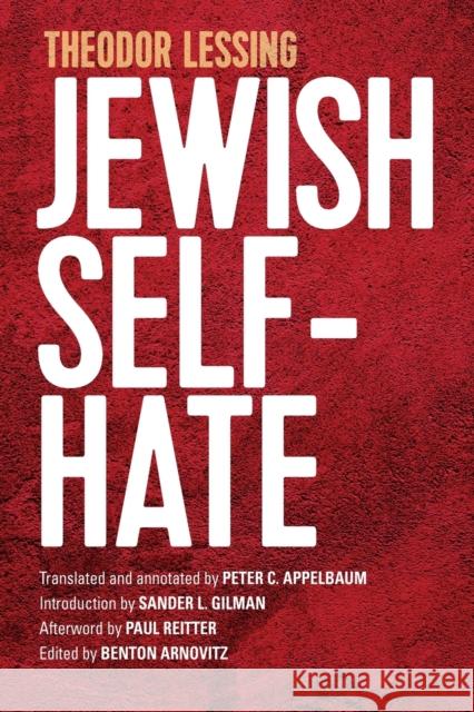 Jewish Self-Hate Theodor Lessing 9781789209921 Berghahn Books