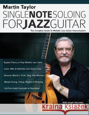 Martin Taylor Single Note Soloing For Jazz Guitar Taylor, Martin 9781789330885