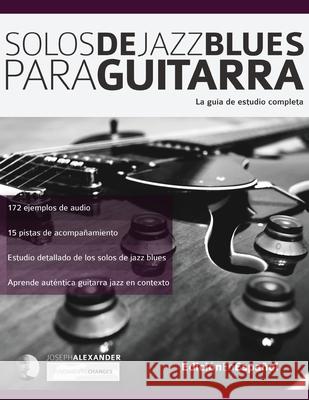 Solos de jazz blues para guitarra Joseph Alexander 9781789330939