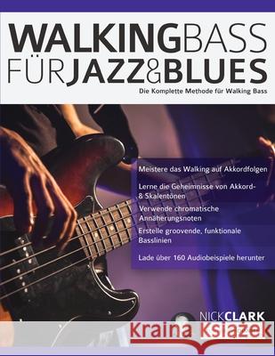 Walking Bass für Jazz und Blues Nick Clark, Joseph Alexander 9781789331677