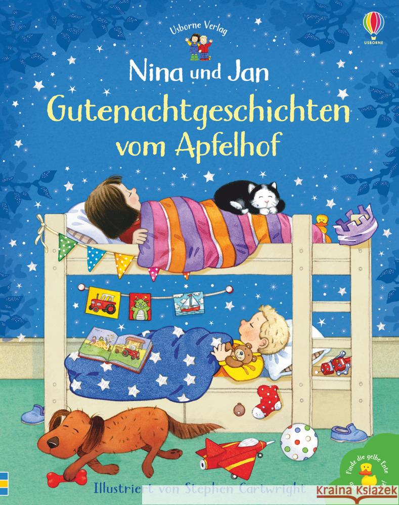 Nina und Jan - Gutenachtgeschichten vom Apfelhof Sims, Lesley; Amery, Heather 9781789413274 Usborne Verlag