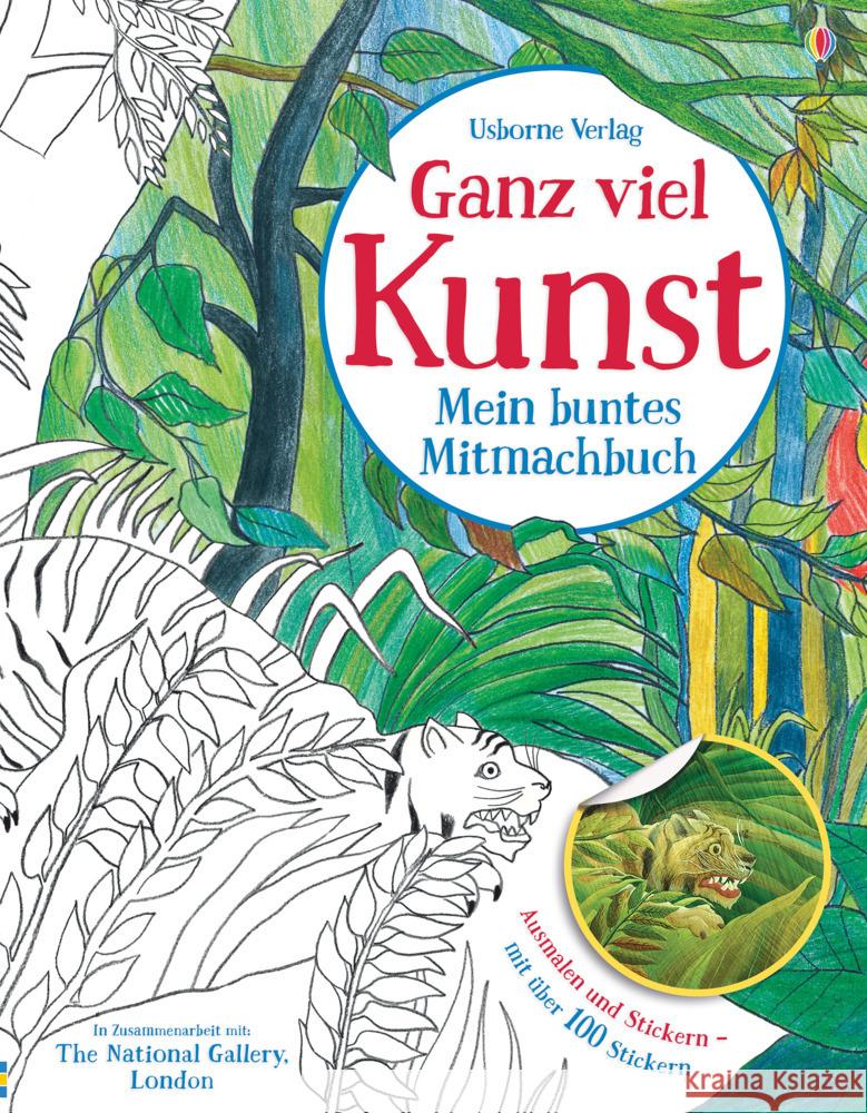 Ganz viel Kunst - Mein buntes Mitmachbuch Dickins, Rosie 9781789413441 Usborne Verlag