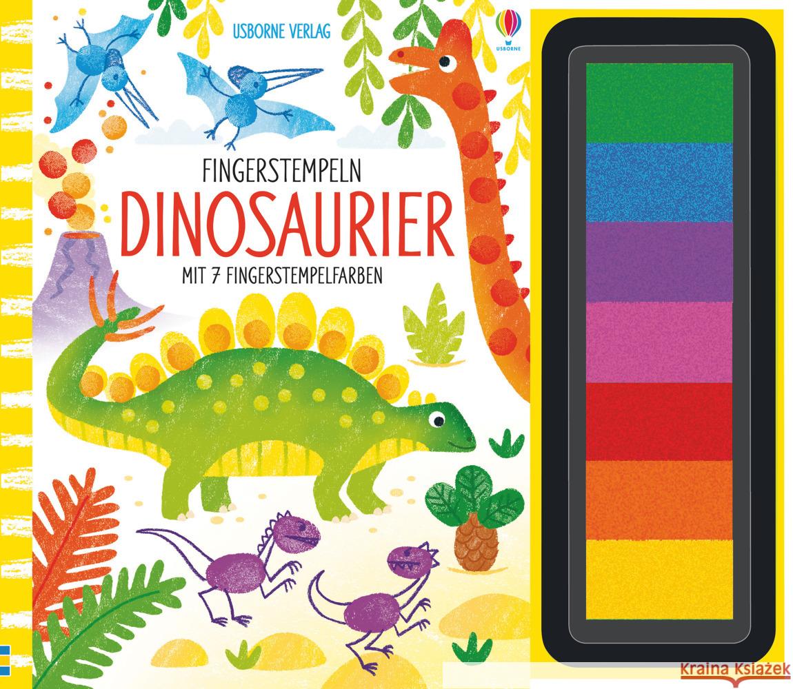 Fingerstempeln: Dinosaurier Watt, Fiona 9781789413625