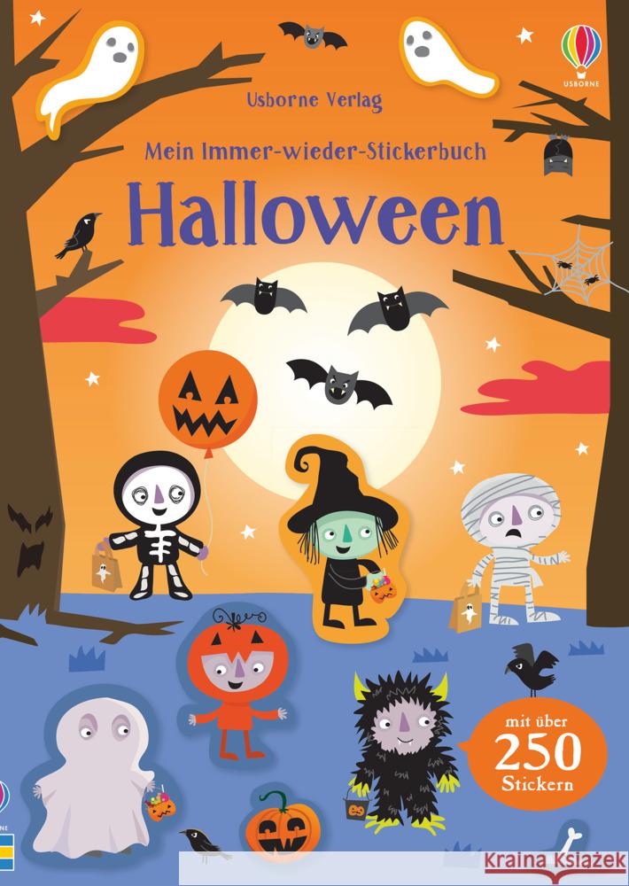 Mein Immer-wieder-Stickerbuch: Halloween Smith, Sam 9781789413687 Usborne Verlag