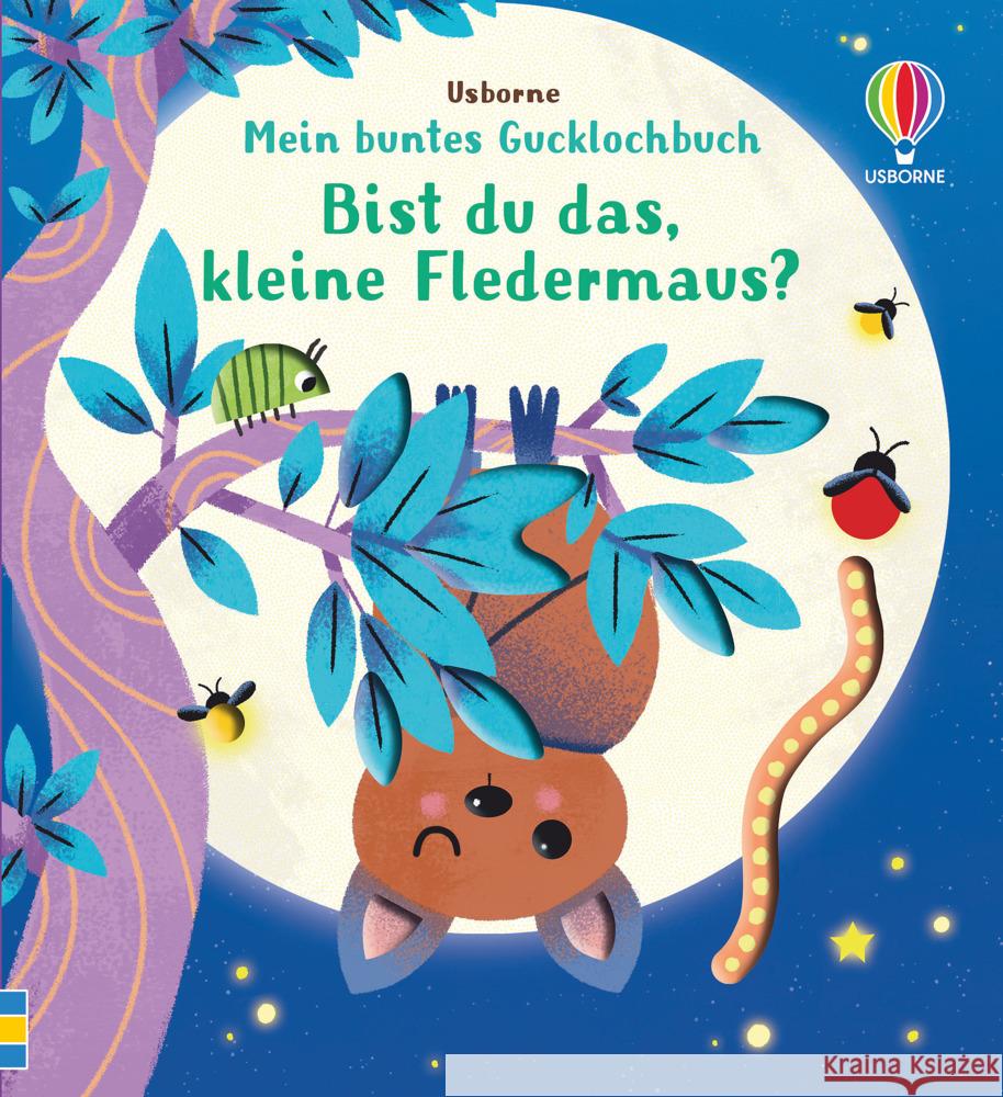 Mein buntes Gucklochbuch: Bist du das, kleine Fledermaus? Taplin, Sam 9781789415230 Usborne Verlag