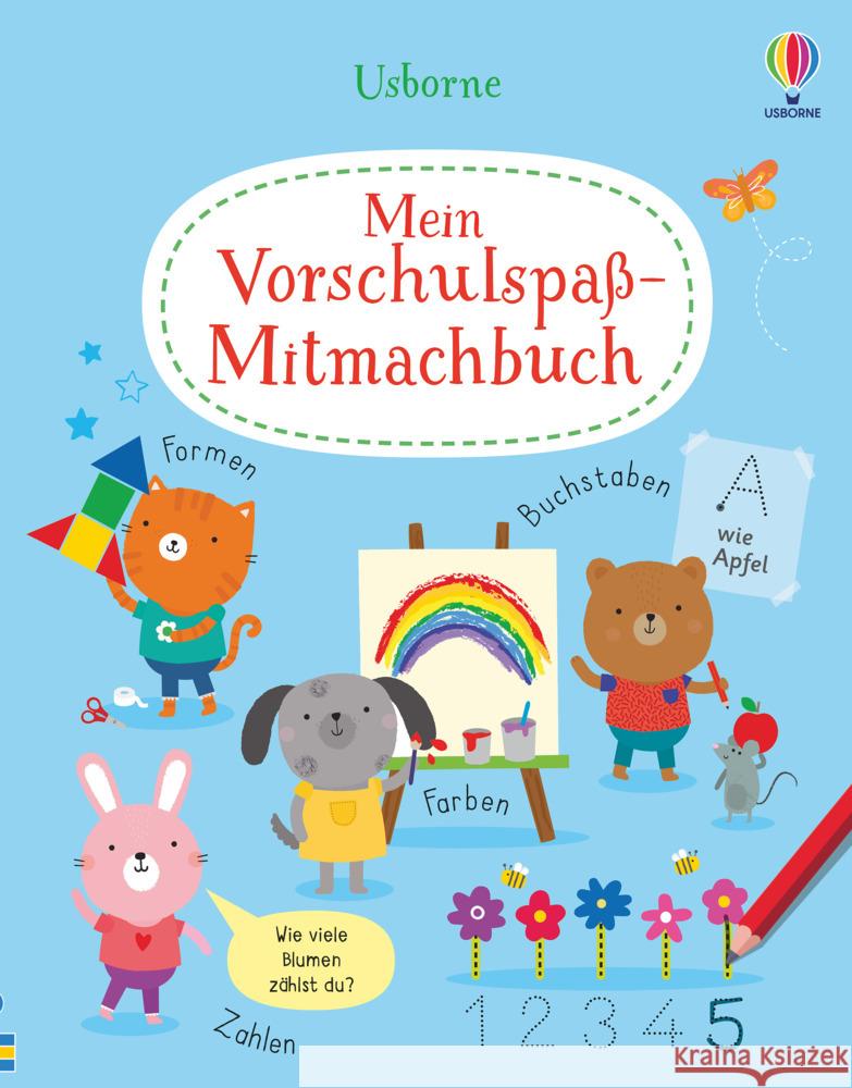 Mein Vorschulspaß-Mitmachbuch Greenwell, Jessica 9781789415438 Usborne Verlag