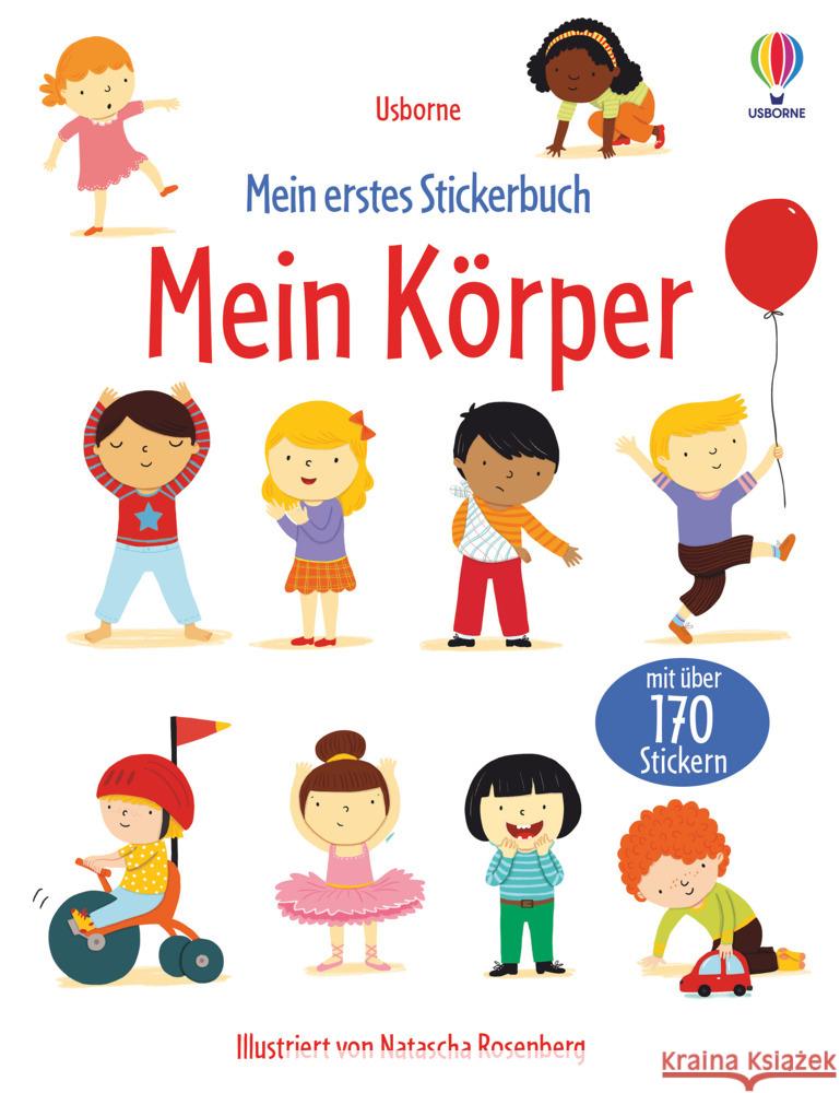 Mein erstes Stickerbuch: Mein Körper Brooks, Felicity 9781789416299 Usborne Verlag