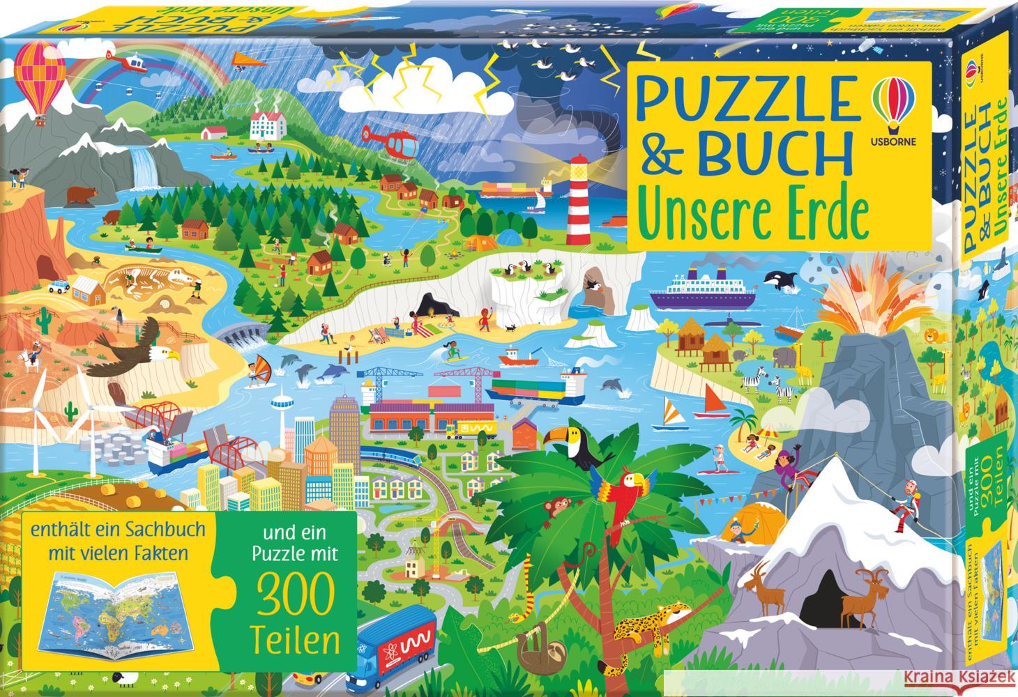 Puzzle & Buch: Unsere Erde Smith, Sam 9781789416671 Usborne Verlag