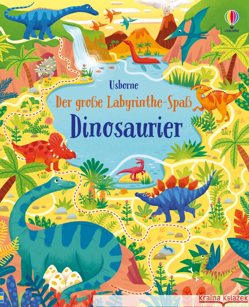 Der große Labyrinthe-Spaß: Dinosaurier Smith, Sam 9781789417456 Usborne Verlag