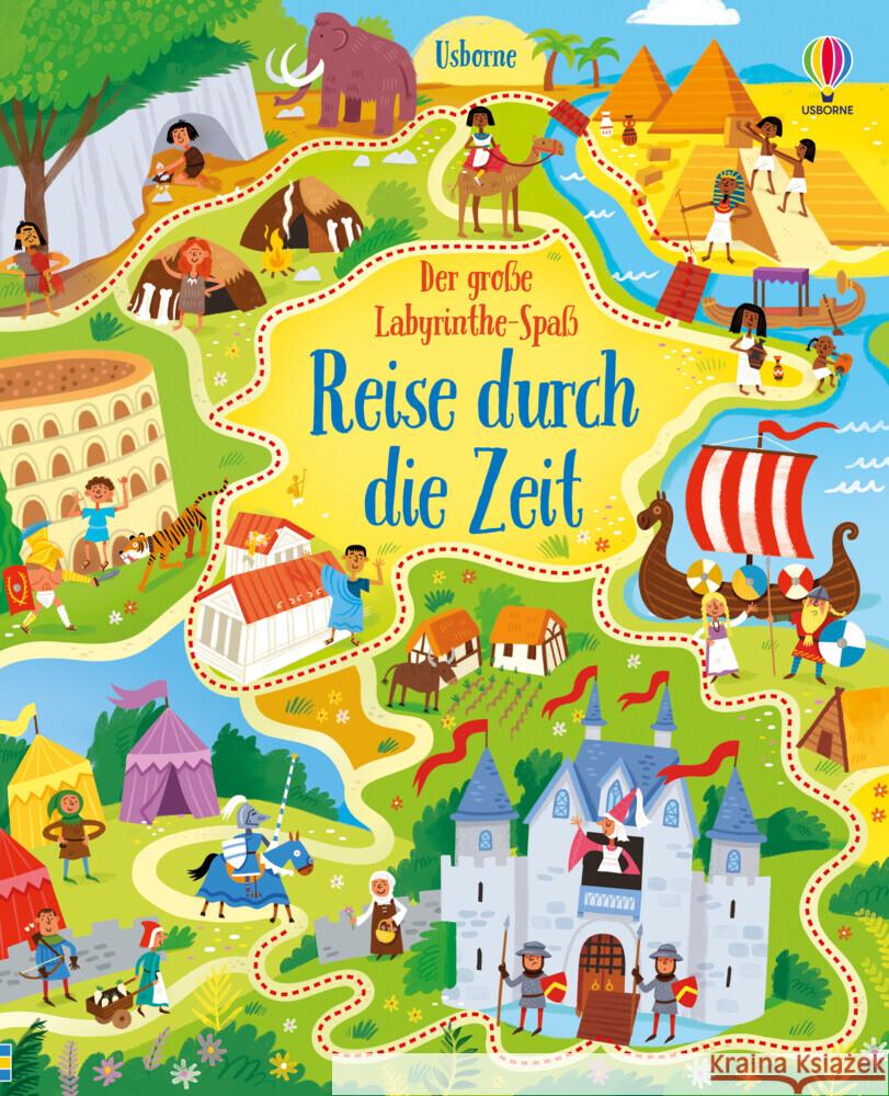 Der große Labyrinthe-Spaß: Reise durch die Zeit Smith, Sam 9781789417463 Usborne Verlag