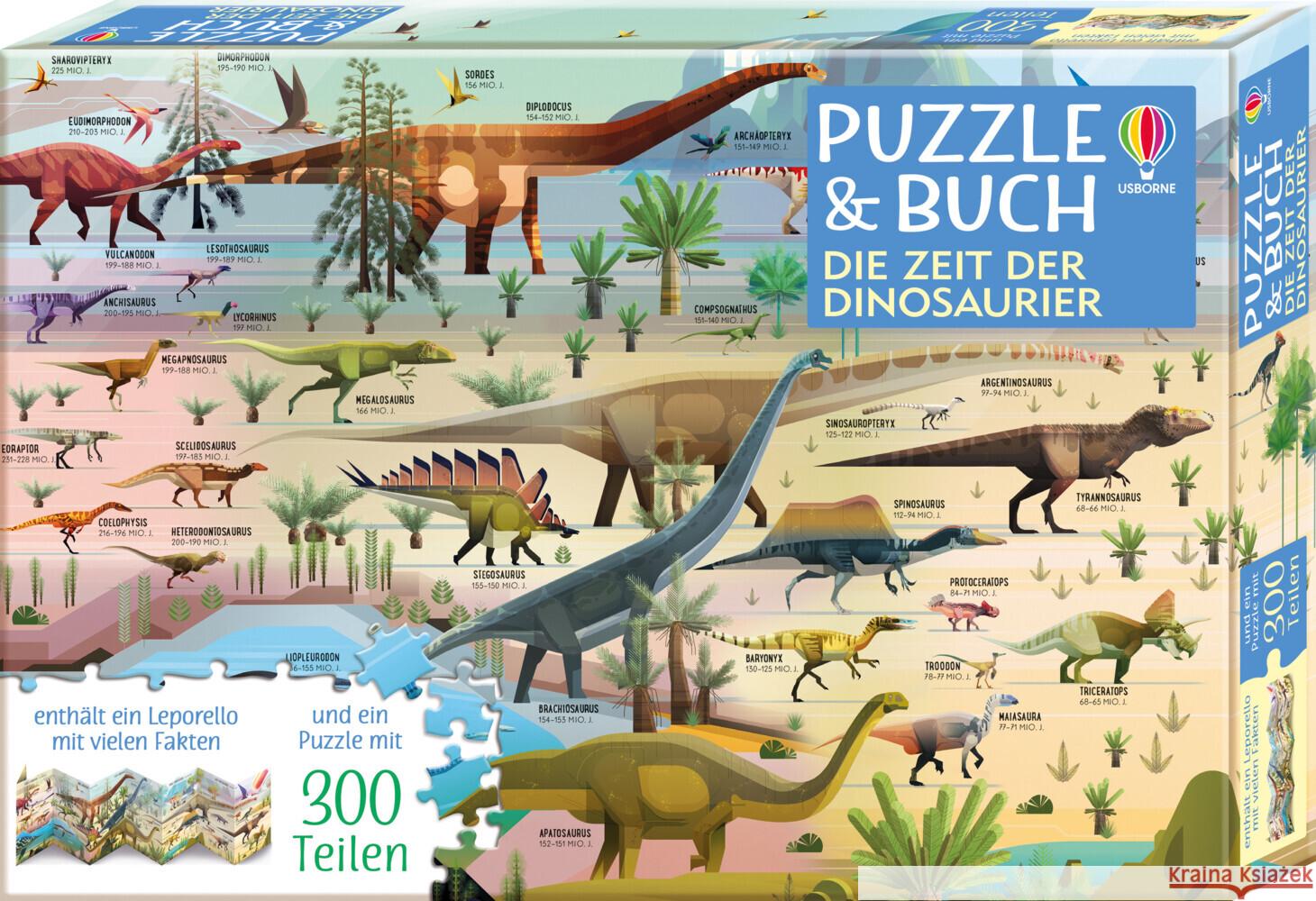 Puzzle & Buch: Die Zeit der Dinosaurier Firth, Rachel 9781789417760