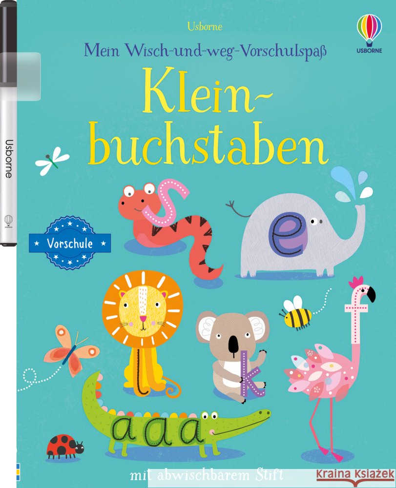Mein Wisch-und-weg-Vorschulspaß: Kleinbuchstaben Greenwell, Jessica 9781789417777 Usborne Verlag