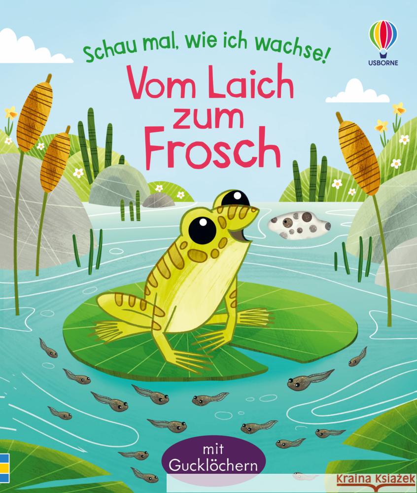 Schau mal, wie ich wachse! Vom Laich zum Frosch Sims, Lesley 9781789417814