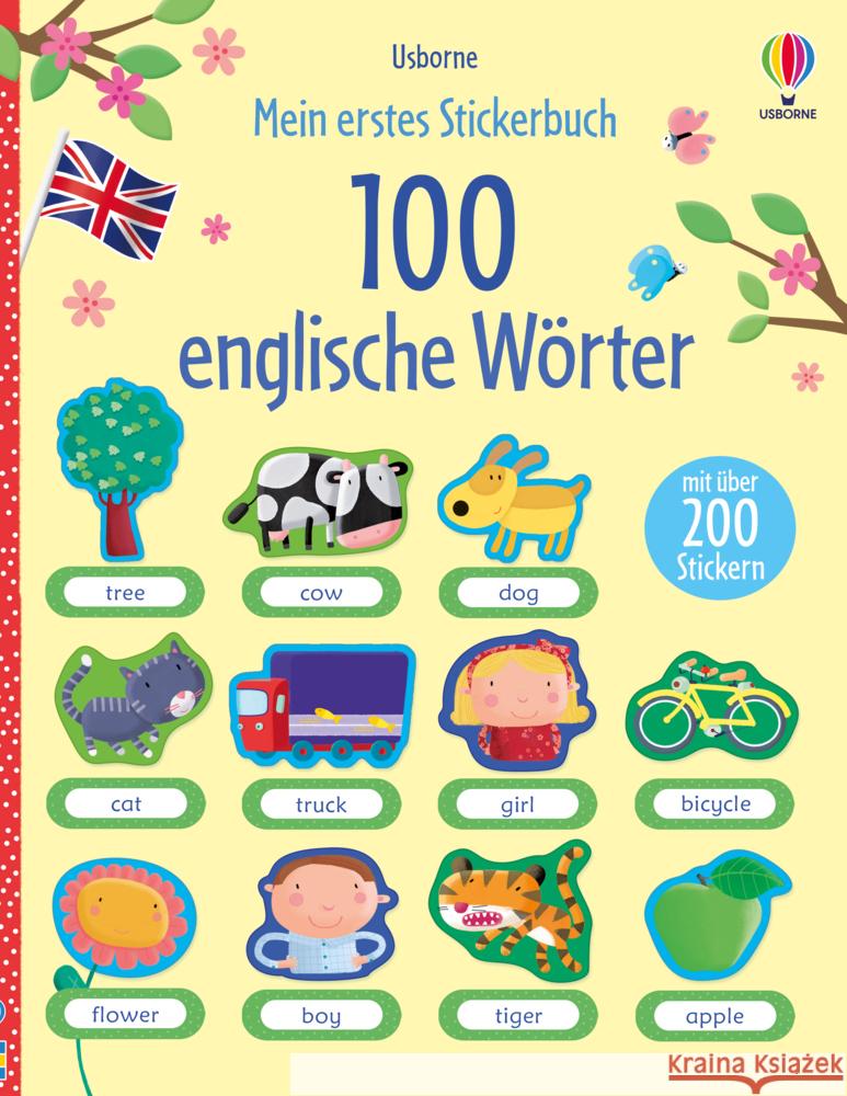 Mein erstes Stickerbuch: 100 englische Wörter Brooks, Felicity, Mackinnon, Mairi 9781789418088