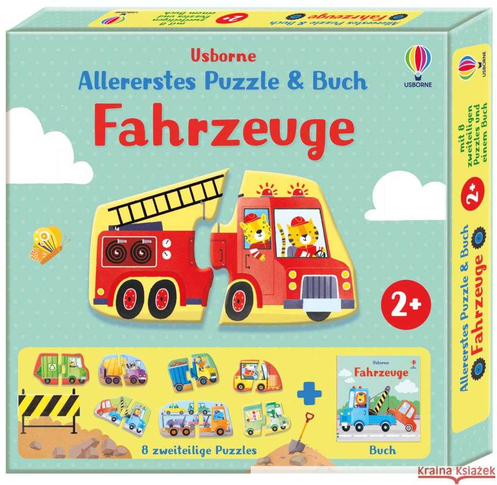 Allererstes Puzzle & Buch: Fahrzeuge Wheatley, Abigail 9781789419054