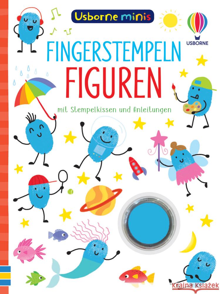 Usborne Minis: Fingerstempeln Figuren Smith, Sam 9781789419061 Usborne Verlag