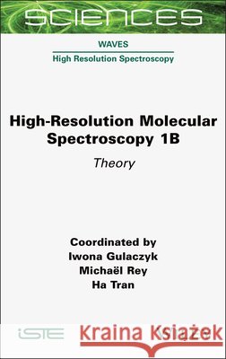 High-Resolution Molecular Spectroscopy 1b: Theory Iwona Gulaczyk Michael Rey Ha Tran 9781789452556 Wiley-Iste