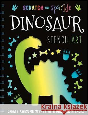 Dinosaur Stencil Art Stuart Lynch   9781789470376 Make Believe Ideas