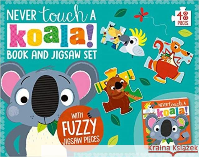 Never Touch a Koala Book and Touch and Feel Jigsaw Boxset Rosie Greening Stuart Lynch  9781789478914 Make Believe Ideas