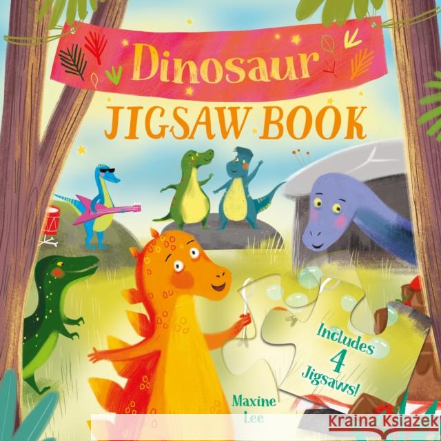 Dinosaur Jigsaw Book: Includes 4 Jigsaws! Lisa Regan 9781789507997