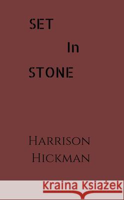 Set in Stone Harrison Hickman 9781789554373