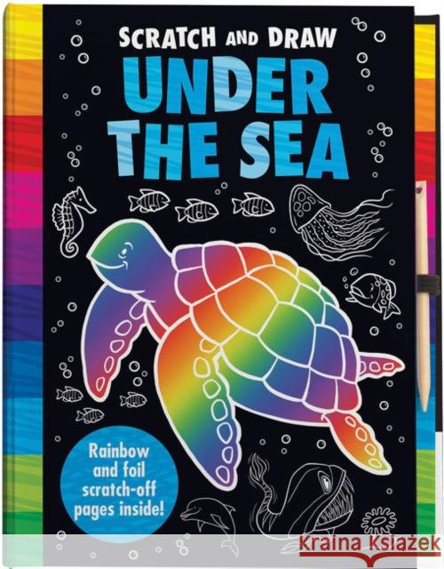 Scratch & Draw Ocean Animals - Scratch Art Activity Book Susie Linn Barry Green  9781789580471